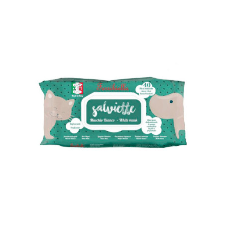 Ferribiella Salviette Toalhitas White Musk com Almíscar Branco