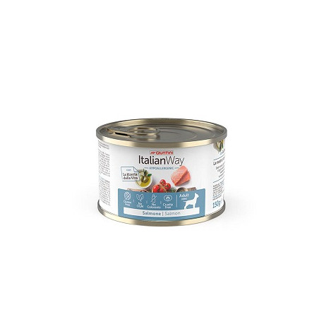 Giuntini Italian Way Cão Húmido Hypo Allergenic Salmão e Arenque