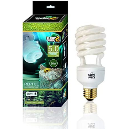 Lucky Herp Lâmpada UVB 26w 5.0
