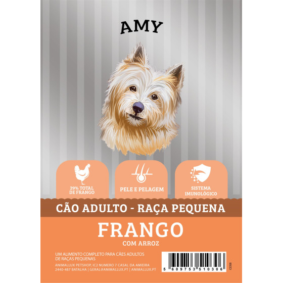 Amy Super Premium Cão Mini Frango com Arroz