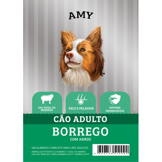 Amy Super Premium Cão Cordeiro com Arroz