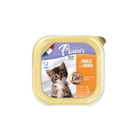 Les Repas Plaisir Terrina Húmido Kitten Gatinho Frango
