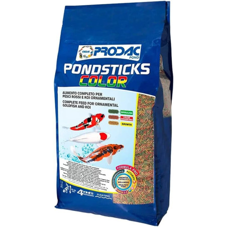 Prodac Pond Sticks Color Granulado para Peixes de Lago