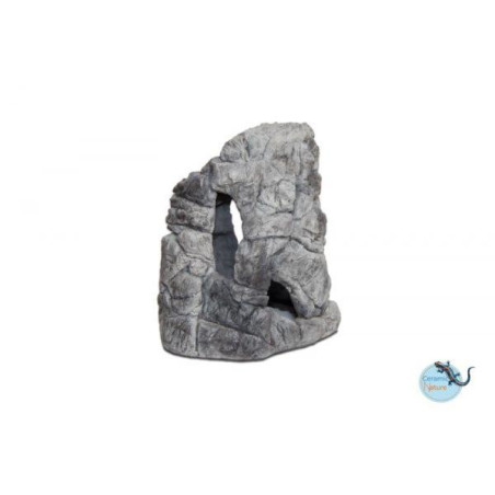 Ceramic Nature Decoração Poliresina Rock SH-30 Grey 29x22x39 cm
