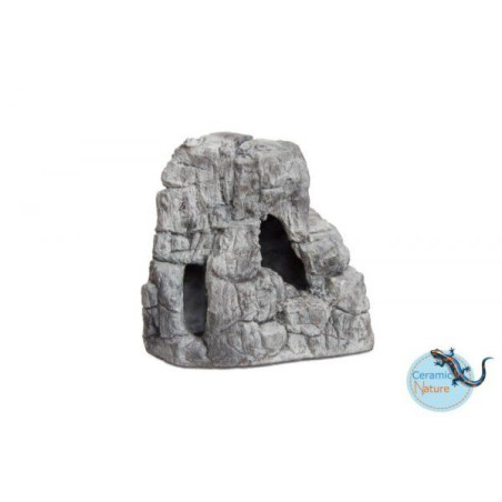 Ceramic Nature Decoração Poliresina Rock SH-28 Grey 30x17x32 cm
