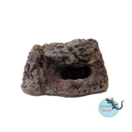 Ceramic Nature Decoração Poliresina Limestone rock for plants LRP-02 beige 19x14x11cm
