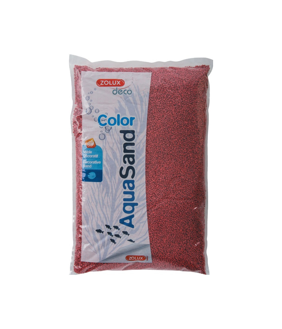 Zolux Aquasand Color Vermelho Framboesa