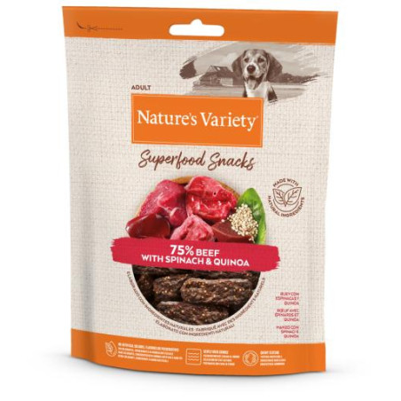 Nature's Variety Cão SuperFood Snack Beef - Spinach - Quinoa 85 gr