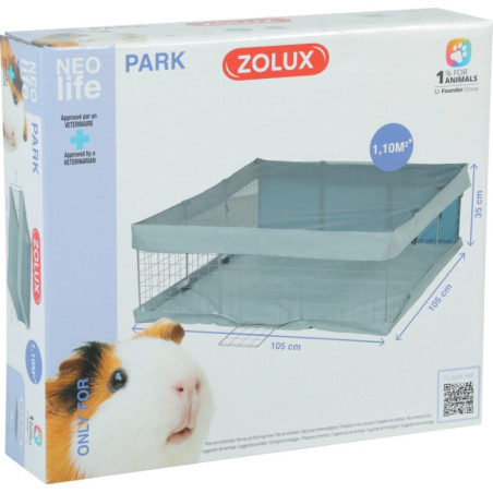 Zolux Parque Porquinho da Índia NLife 105x105x35 cm