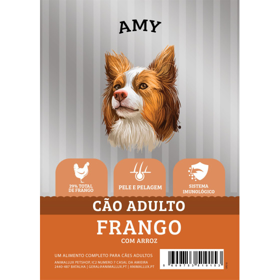 Amy Super Premium Cão Frango & Arroz