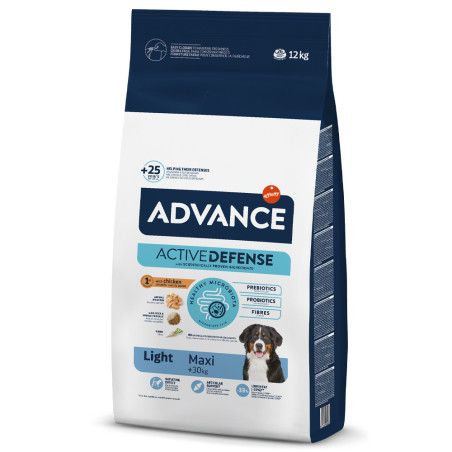 Advance Cão Maxi Adulto Light Frango e Arroz