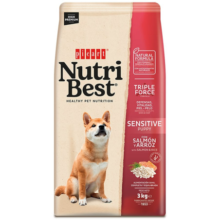 Nutribest Cão Puppy Sensitive Salmão e Arroz