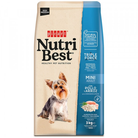 Nutribest Cão Adulto Adulto Mini Frango e Arroz