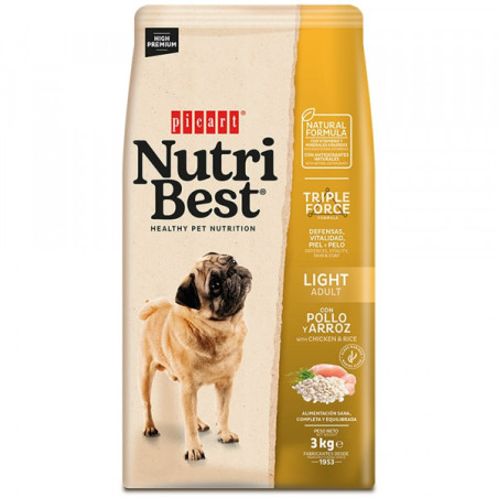 Nutribest Cão Adulto Light Frango e Arroz