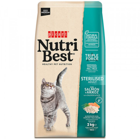 Nutribest Gato Adulto Esterilizado Salmão e Arroz