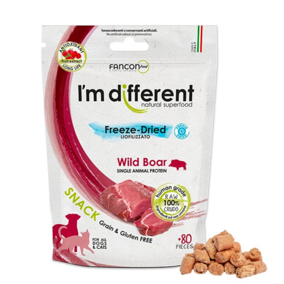 I'm Different Freeze-Dried Snack Wild Boar 40gr