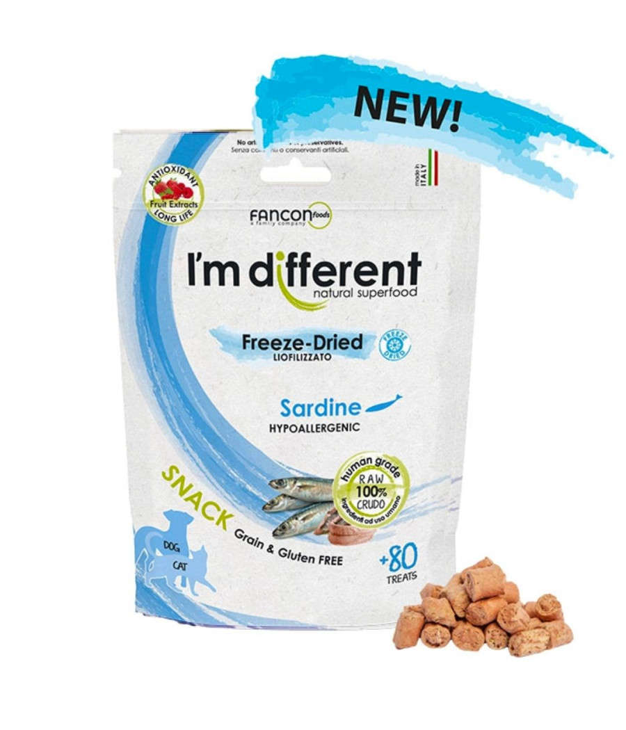 I'm Different Freeze-Dried Snack Sardine 40gr I'm Different Freeze-Dried Snack Sardine 40gr