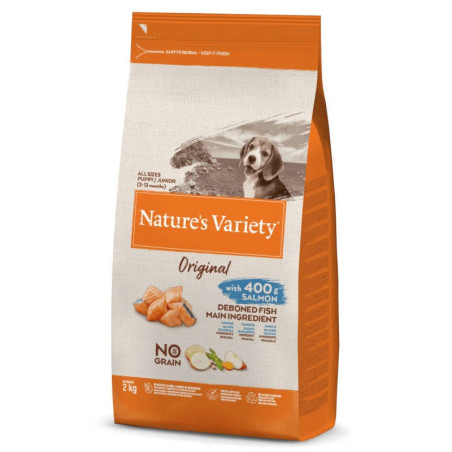 Nature's Variety Original No Grain Cão Junior Puppy Salmão