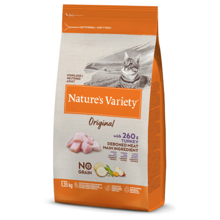 Nature’s Variety Gato Adulto Esterilizado Original NO GRAIN Perú