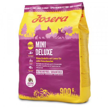 Josera Mini Deluxe - Ração Seca Sem Cereais Para Cão Adulto Mini
