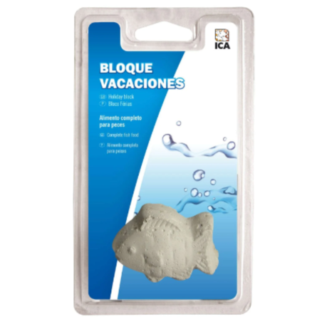 ICA Bloco de Vitaminas Comida de Férias para Peixes