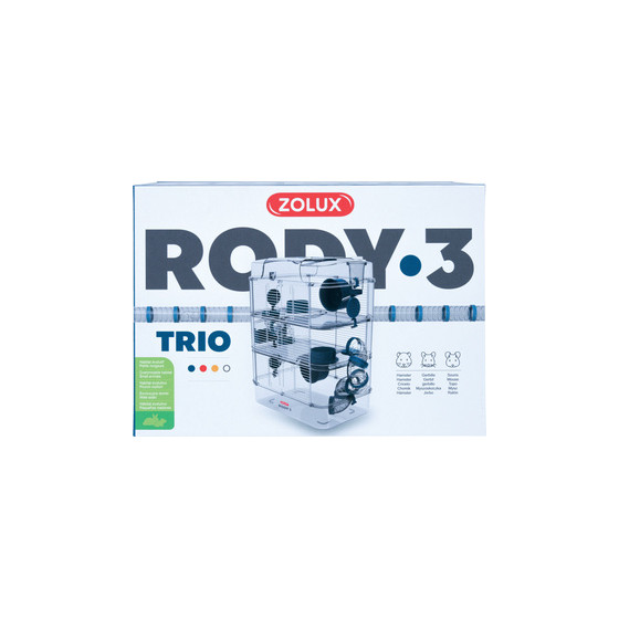 Zolux Gaiola Rody.3 Trio Azul