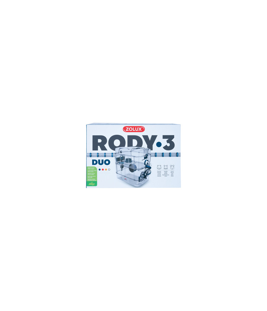Zolux Gaiola Rody.3 Duo Azul