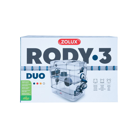 Zolux Gaiola Rody.3 Duo Azul