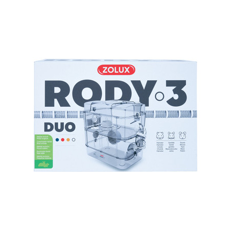 Zolux Gaiola Rody.3 Duo Branco