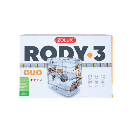 Zolux Gaiola Rody.3 Duo Amarelo