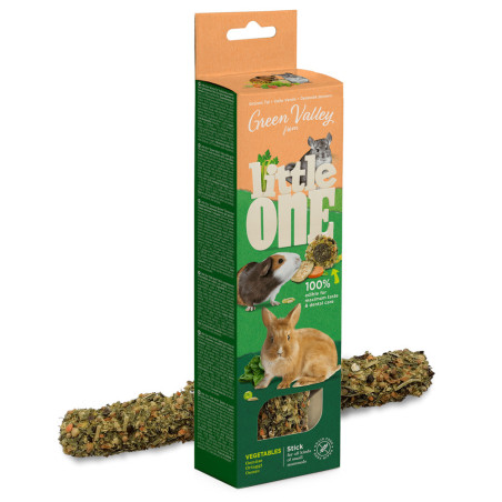 Little One Stick de Vegetais sem Cereais Green Valley para Roedores