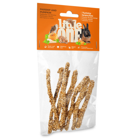 Little One Ramos com Pastinaca e Abóbora para Roedores - Yummy Branches