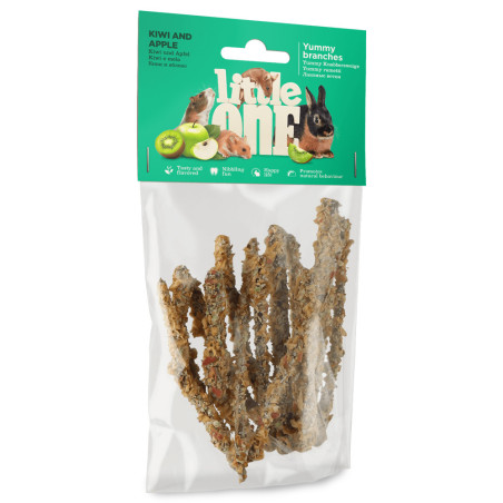 Little One Ramos com Kiwi e Maçã para Roedores - Yummy Branches