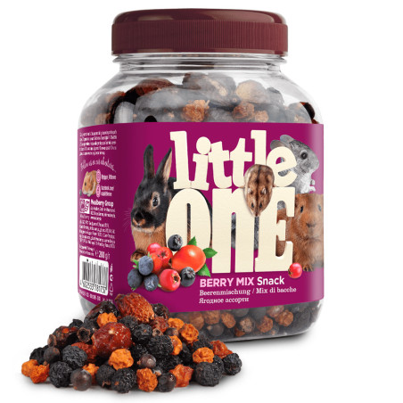 Little One Snacks de Bagas Desidratadas para Roedores