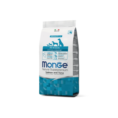 Monge Hipoalergénica Cão Adulto Salmão e Atum