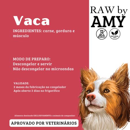 Amy Proteína RAW Carne Vaca
