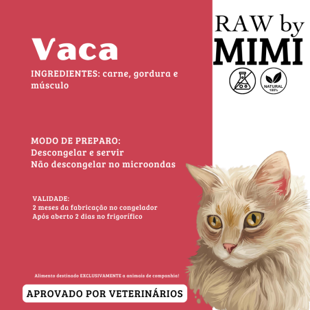 Mimi Proteína RAW Carne Vaca