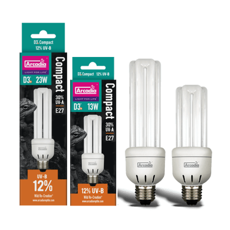 Lâmpada Compacta Arcadia UVB 12% D3