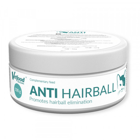 Vetfood Anti-Hairball Suplemento para Prevenção de Bolas de Pelo