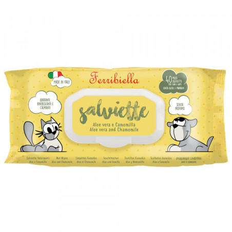 Ferribiella Salviette Toalhitas Aloe Vera e Camomila