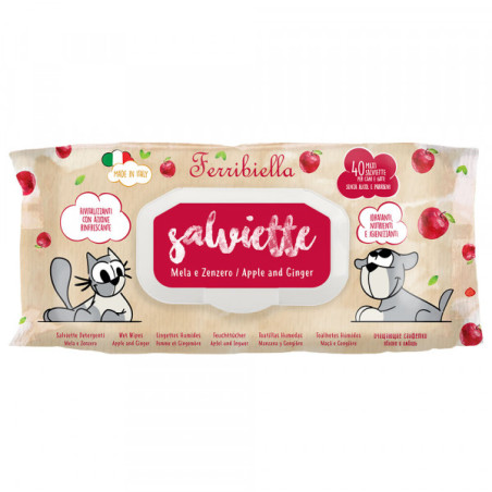 Ferribiella Salviette Toalhitas Maçã e Gengibre