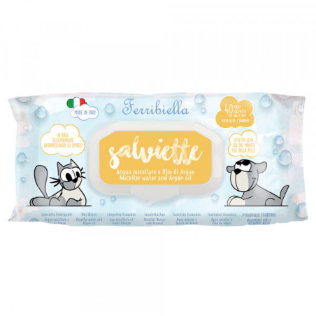 Ferribiella Salviette Toalhitas Água Micelar e Óleo de Argão