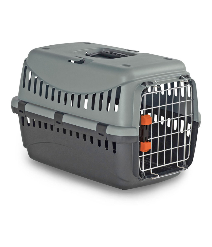 Caixa de transporte para viagem com fecho de segurança de acordo com a norma iata 48x32x31cm