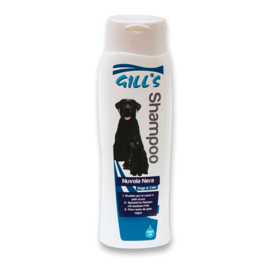 Champô para animais de estimação especifico pelo preto 200ml gill's