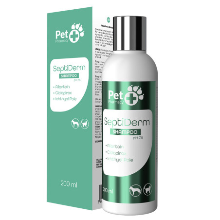 Shampoo para Cães e Gatos com Dermatite Seborreica SeptiDerm VetFood
