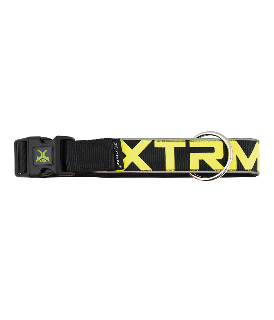 Coleira x-trm neon flash preto 25 mm x 45-55 cm