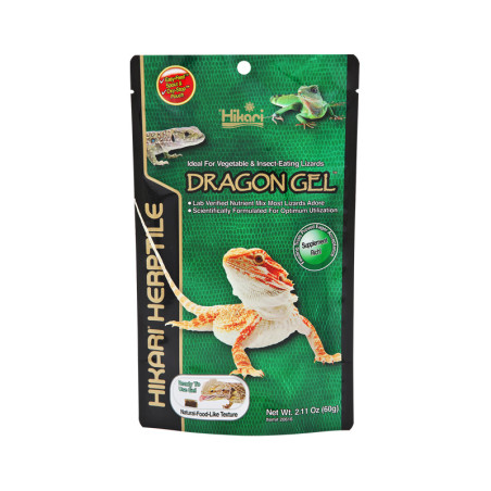 Alimento em Gel para Dragões Barbudos e Lagartos Herbívoros e Insectívoros - Dragon Gel Hikari